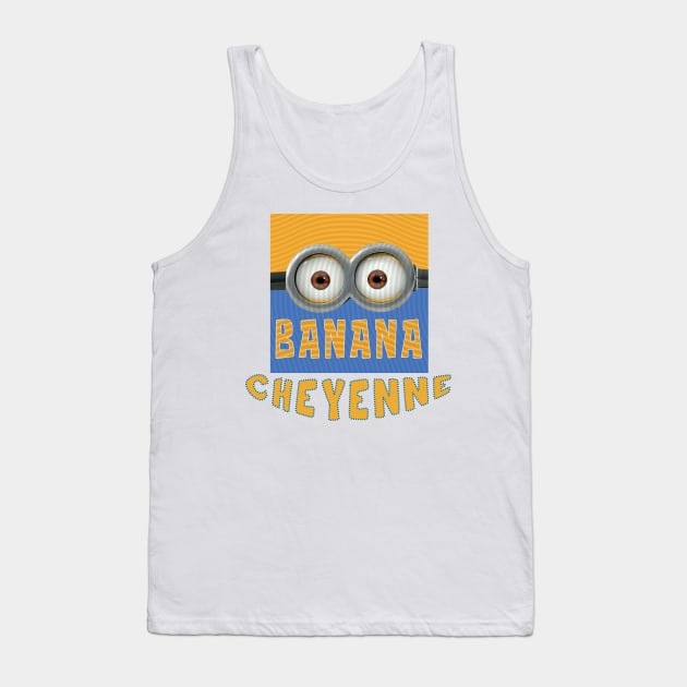 DESPICABLE MINION AMERICA CHEYENNE Tank Top by LuckYA